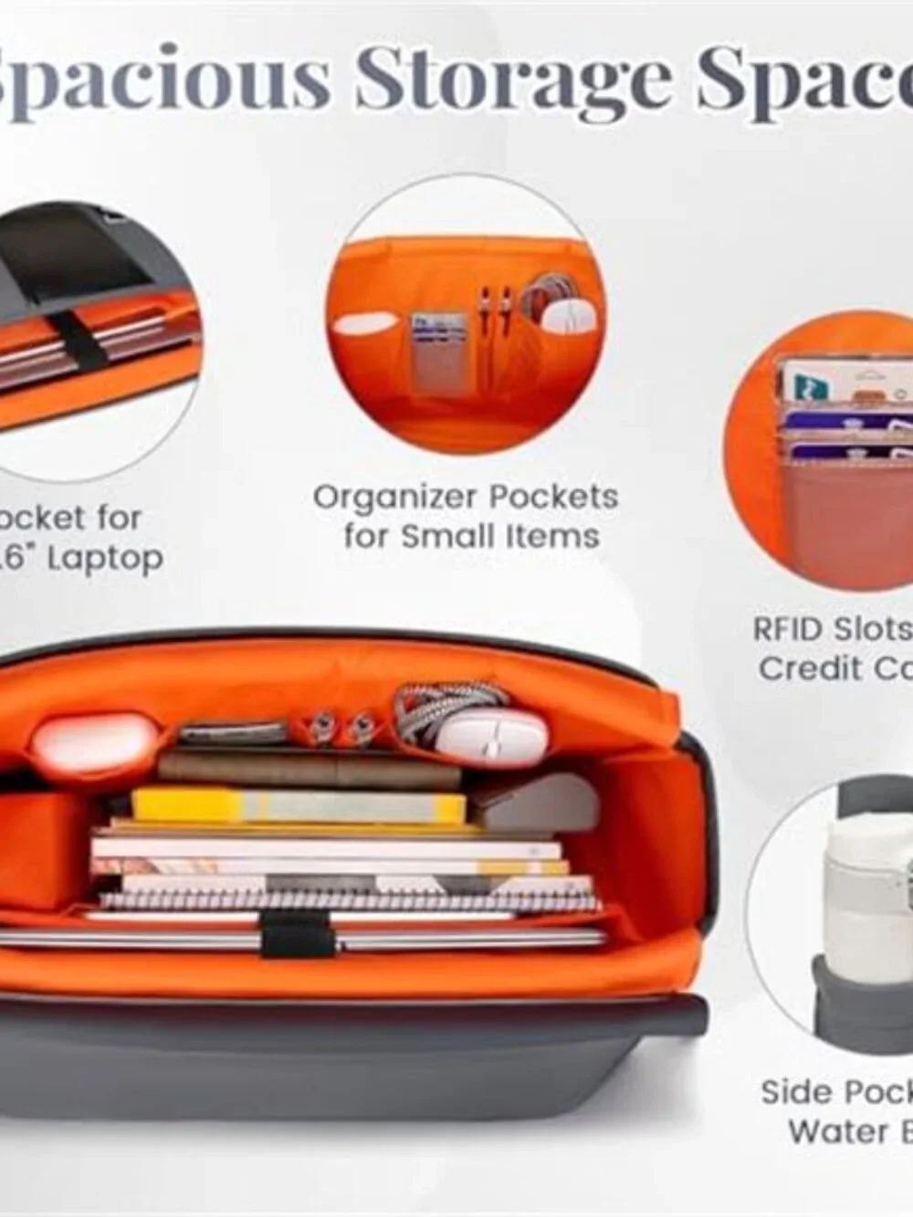 Men Business Briefcase 15.6 Inch PU Leather Messenger Bags Laptop Travel Bag